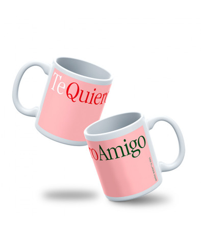 Taza personalizada Te Quiero a besos 