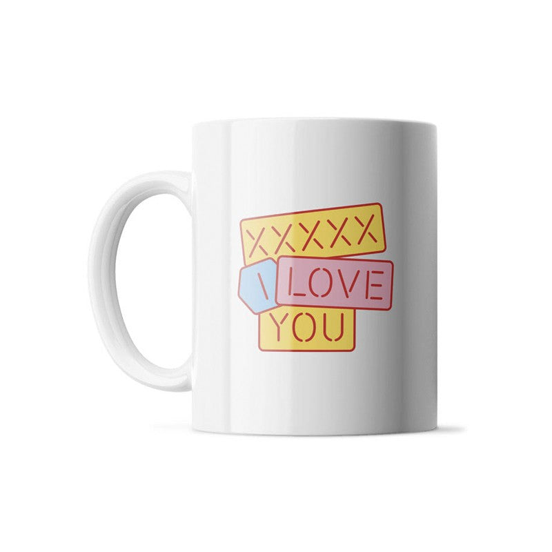 Taza Nombre + I Love You