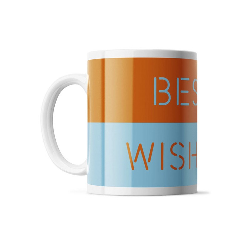 Taza Best Wishes - Edición Colores