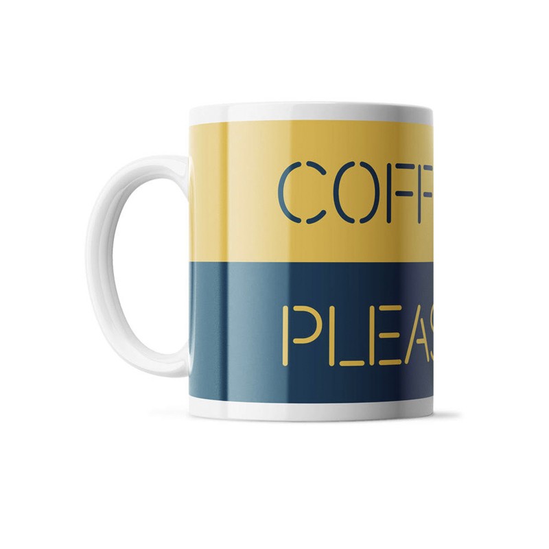 Taza Coffee Please - Edición Colores