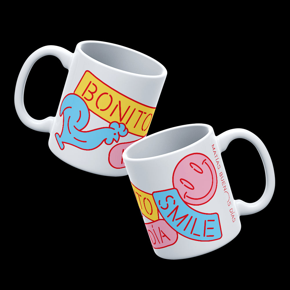 Taza Bonito Día Smile