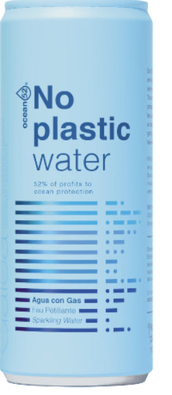 Agua con gas, Oceans 52 - No Plastic Water ( 33cl )