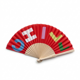 Abanico Chill | Abanico de madera artesanal | Regalo original