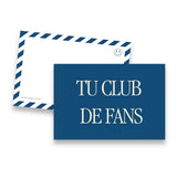 Tarjeta "Tu Club de Fans" - Para el Ídolo del Grupo