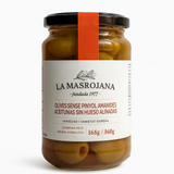 Aceitunas Gordal sin hueso aliñadas La Masrojana · Aperitivo gourmet Matías Buenos Días