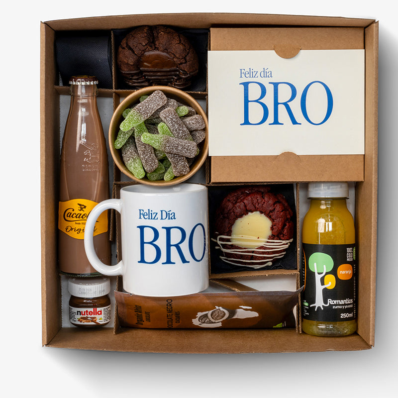 Pack Regalo "Bro Es Tu Día" | Sorpresa Divertida