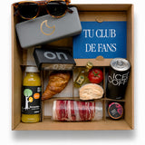 Desayuno a domicilio "Club de Fans" con gafas y despertador" 😎 ⏰