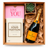 Pack Regalo "Objeto de Deseo" 🛍️🥂 | Louis Vuitton, Veuve Clicquot y Mini Planta